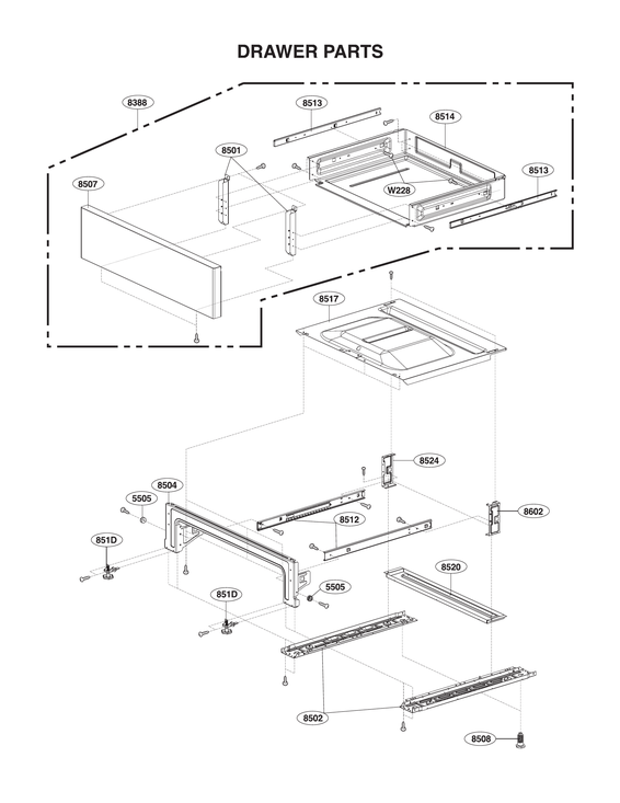 Drawer parts