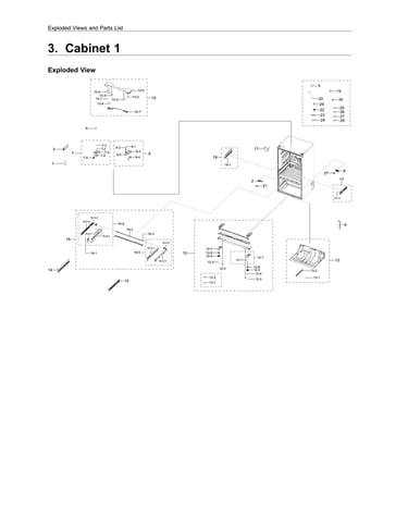 Cabinet 1 parts