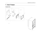 Freezer door parts