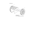 MTD 31AS6BEE793 wheels & axle diagram