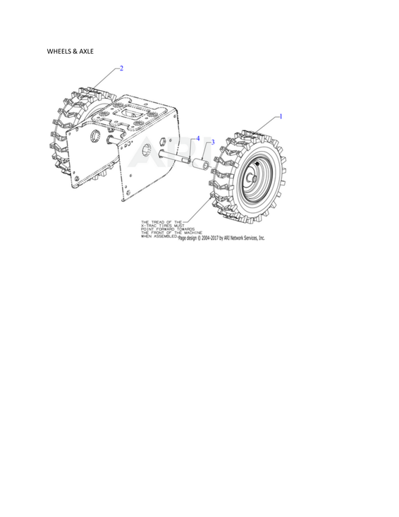 Wheels & axle