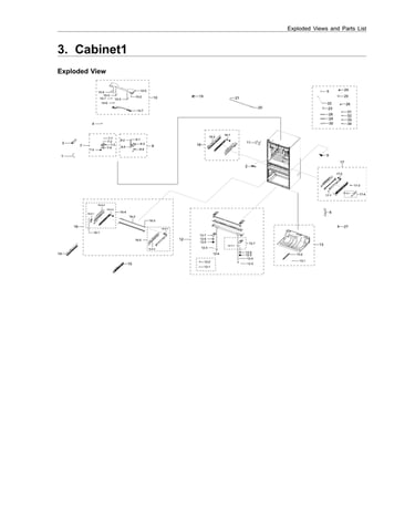 Cabinet 1 parts