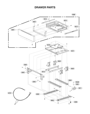 Drawer parts