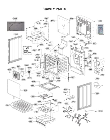 Cavity parts