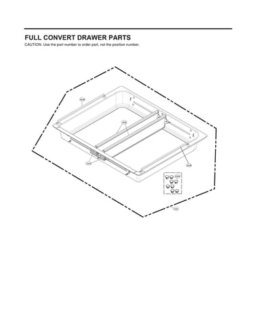 Full convert drawer parts