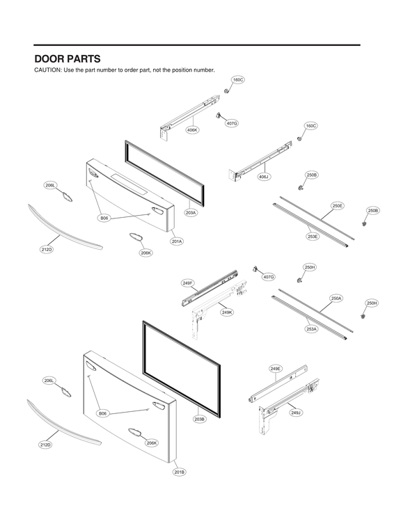 FREEZER DOOR PARTS