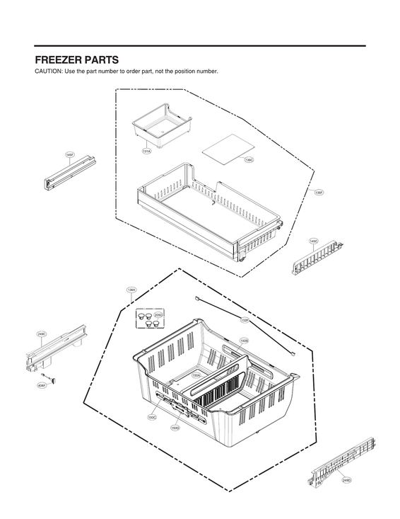 Freezer parts