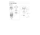Samsung WA54R7600AC/US-00 tub assy parts diagram