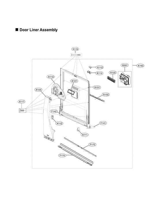Door liner assy