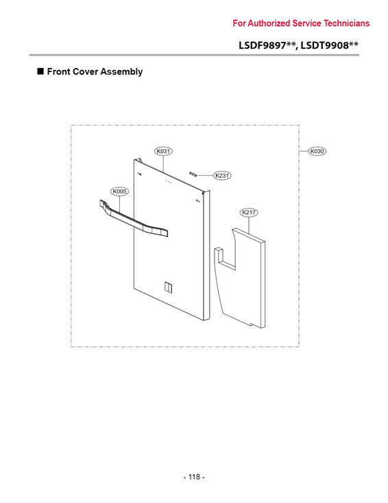 Front cover assy