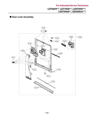 Door liner assy
