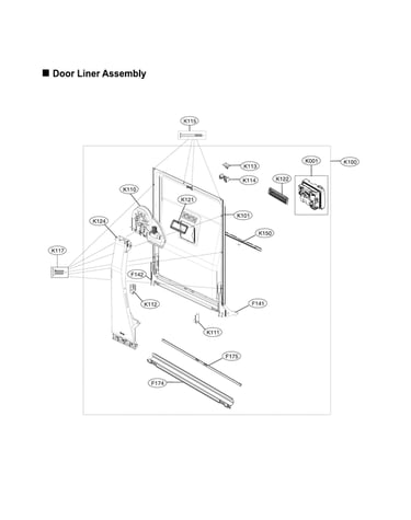 Door liner assy