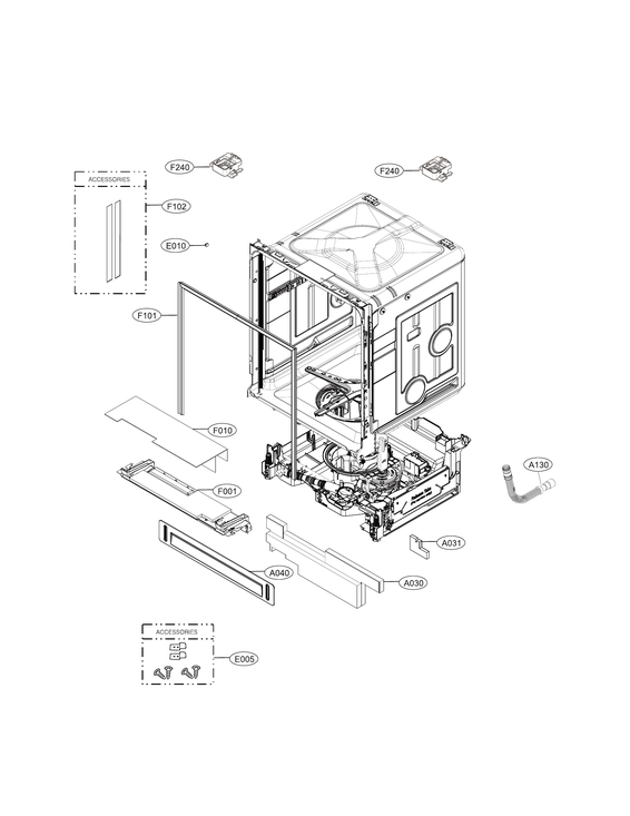 Lower frame assy