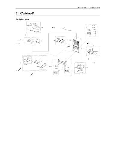 Cabinet 1 parts