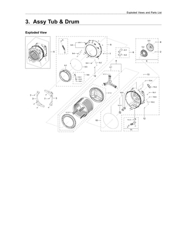 Tub & drum parts