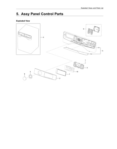 Control panel parts
