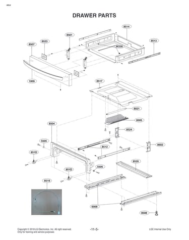 Drawer parts