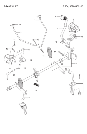 Brake lift
