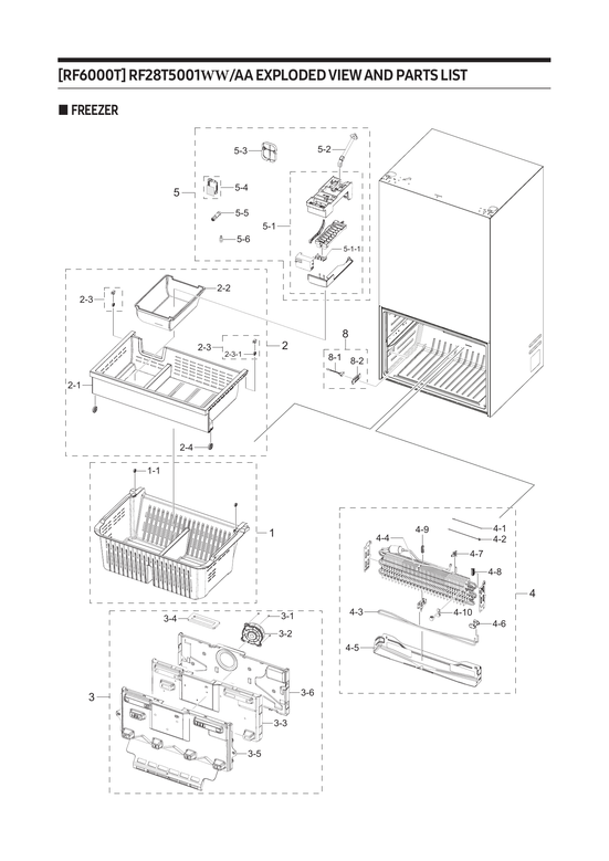 Freezer parts