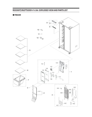 Freezer parts