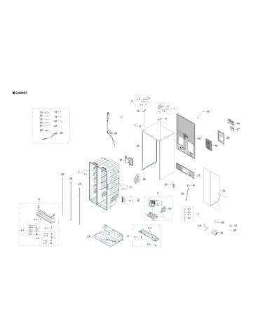 Cabinet parts