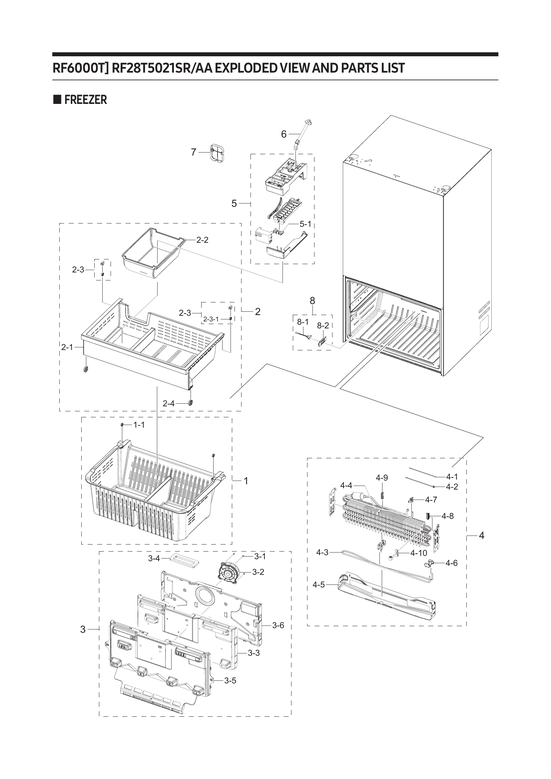 Freezer parts
