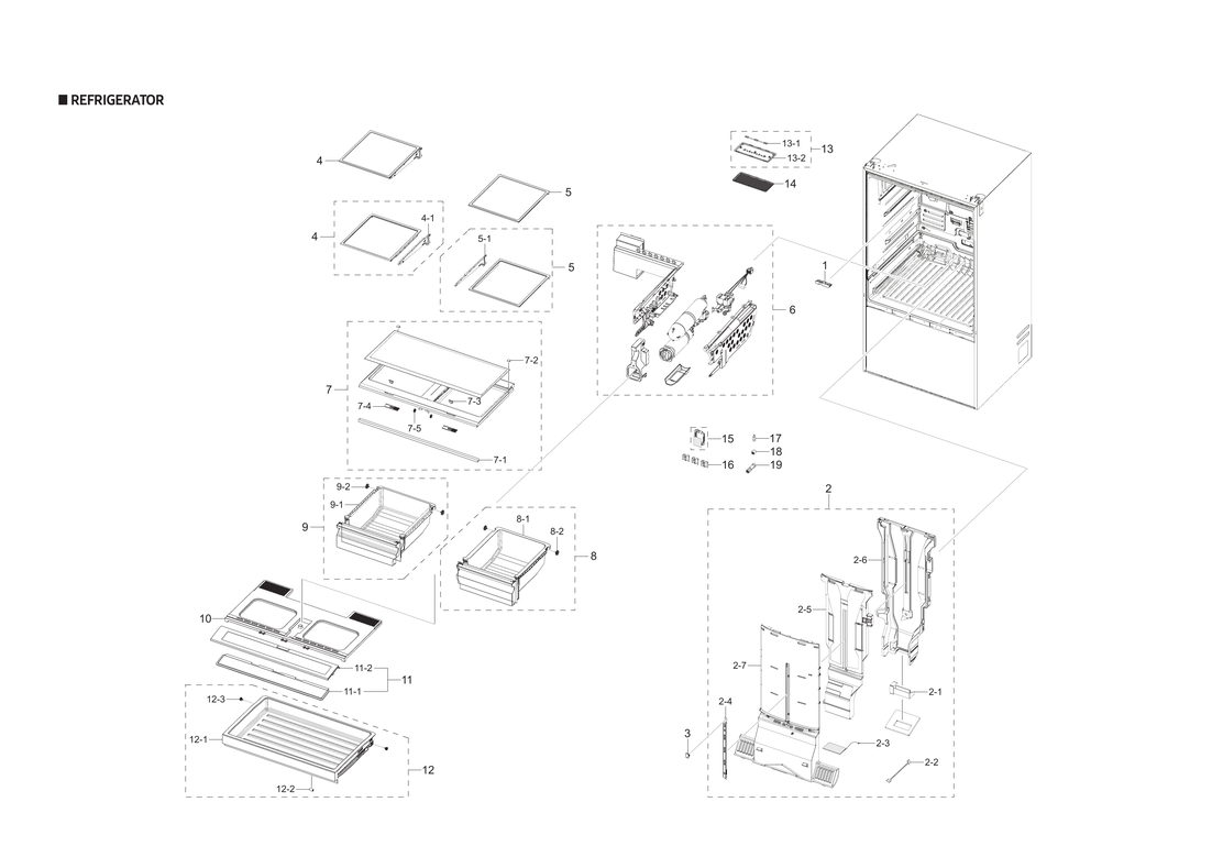 Refrigerator parts