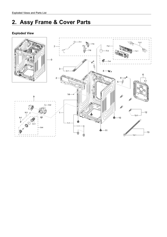 Frame & cover parts