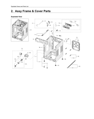 Frame & cover parts