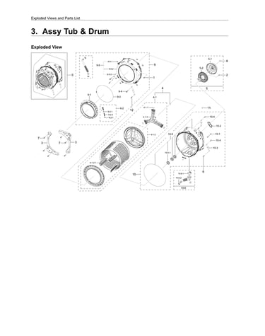 Tub & drum parts
