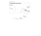 Samsung WF45T6000AW/A5-00 control panel parts diagram