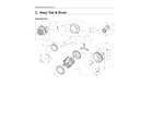 Samsung WF50R8500AV/US-00 tub & drum parts diagram