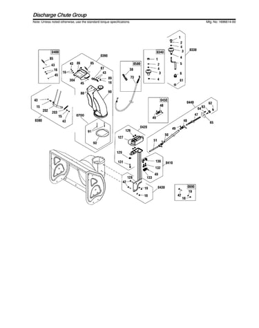 Discharge chute