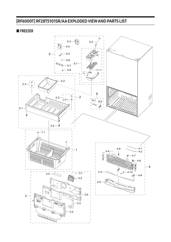 Freezer parts