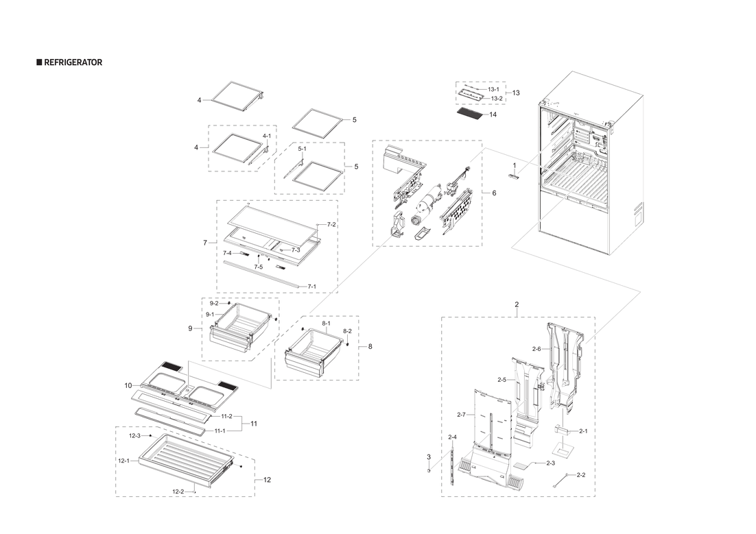 Refrigerator parts