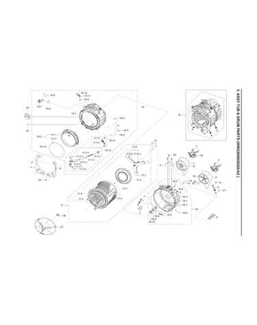 Tub & drum parts