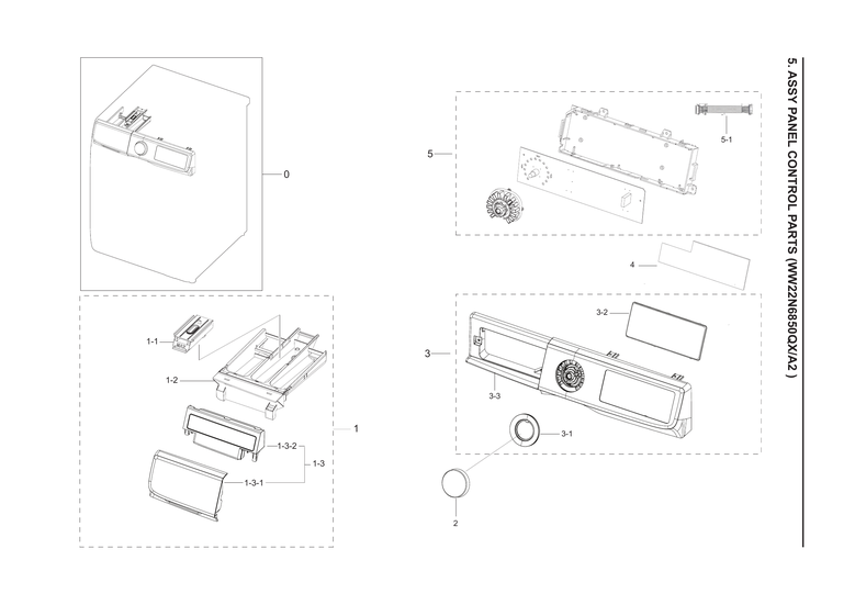 Control panel parts