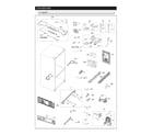 Samsung RF261BEAESR/AA-06 cabinet parts diagram