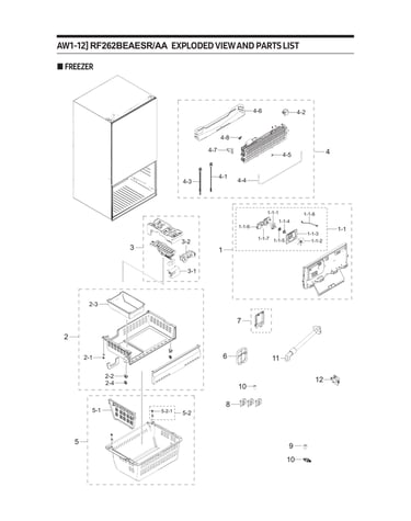 Freezer parts