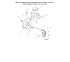 Husqvarna ST224-97046850101 impeller assy/chute discharge diagram