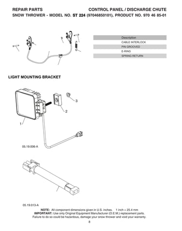 Light mounting bracket