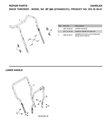 Lower handle