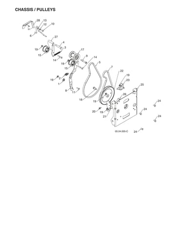 Chassis/pulleys