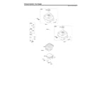 Briggs & Stratton 1696614-00 exhaust system/fuel supply diagram