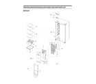 Samsung RS23A500ASG/AA-00 freezer parts diagram