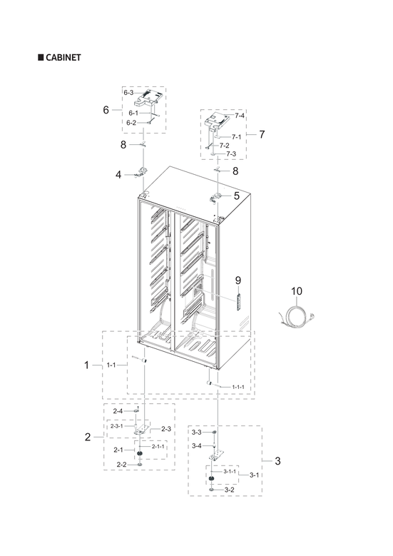 Cabinet parts