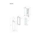 Samsung RS23A500ASG/AA-00 refrigerator door parts diagram