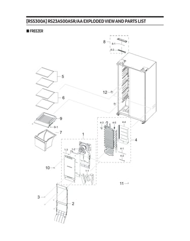 Freezer parts