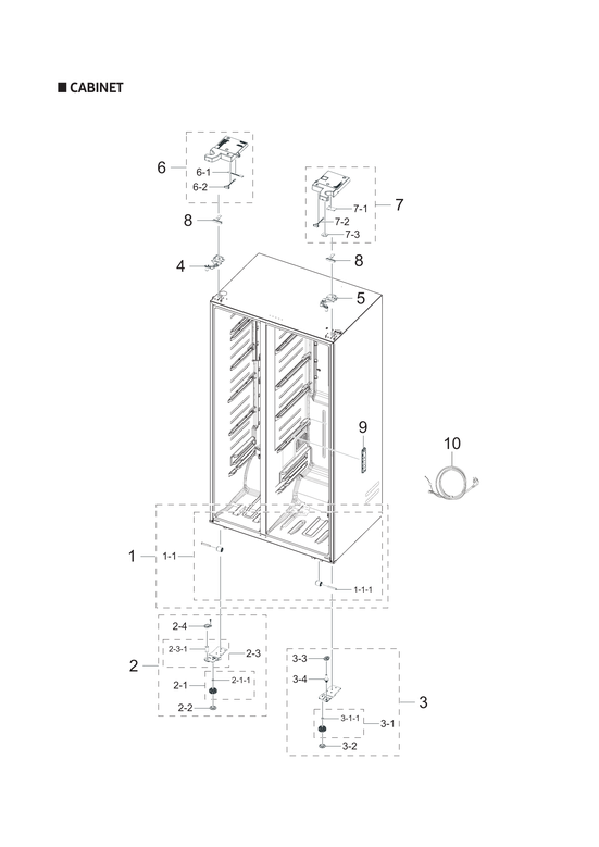 Cabinet parts