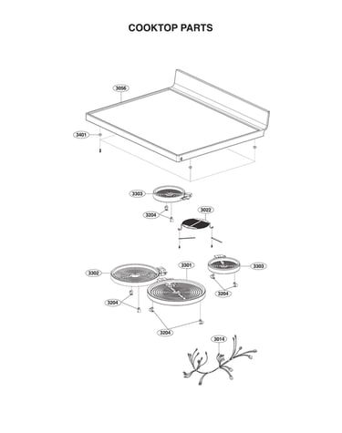 Cooktop parts